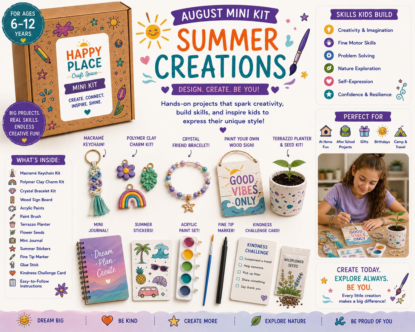 Summer Creations mini kit (ages 6β12)
