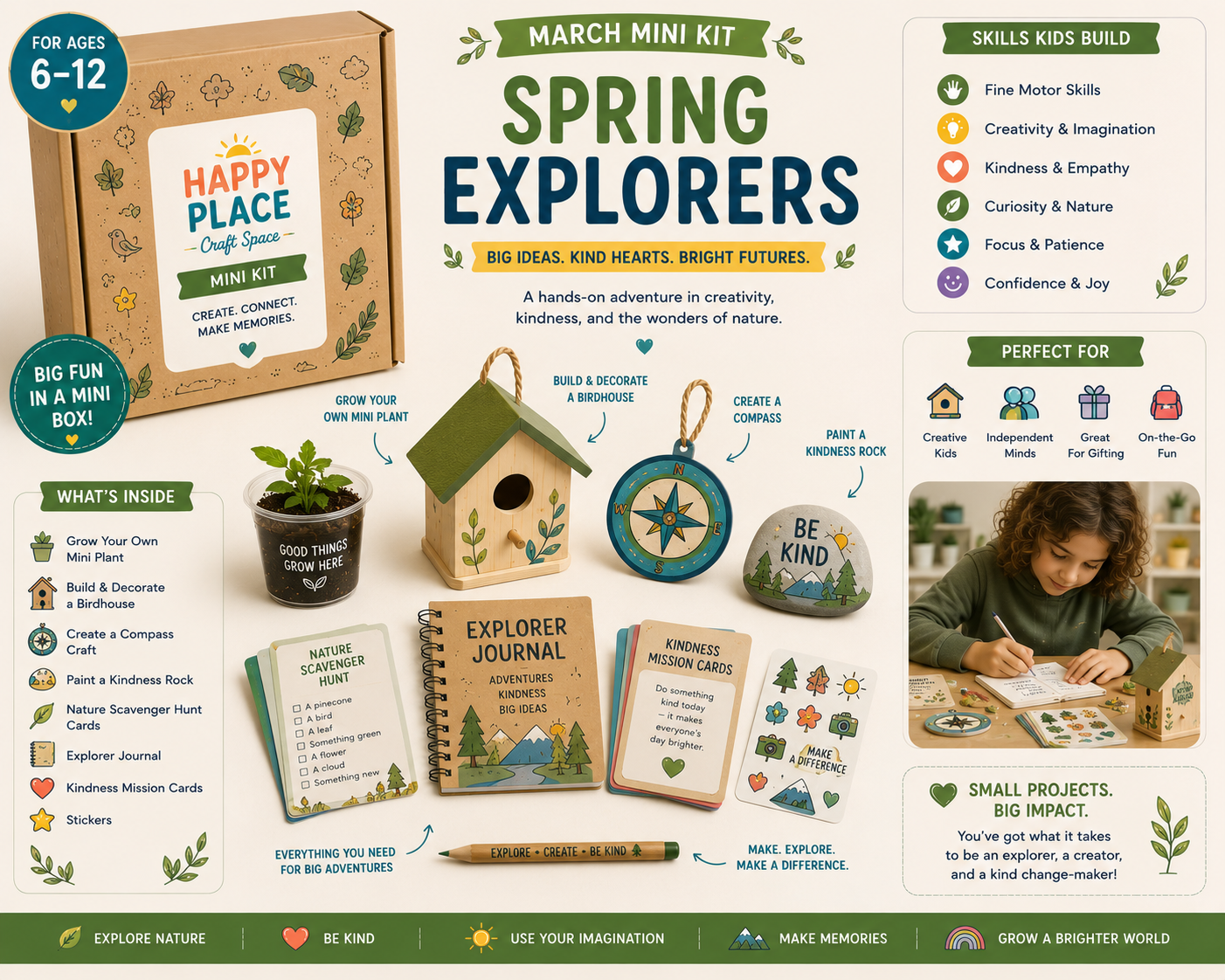 Spring Explorers: Big Ideas mini kit (ages 6β12)