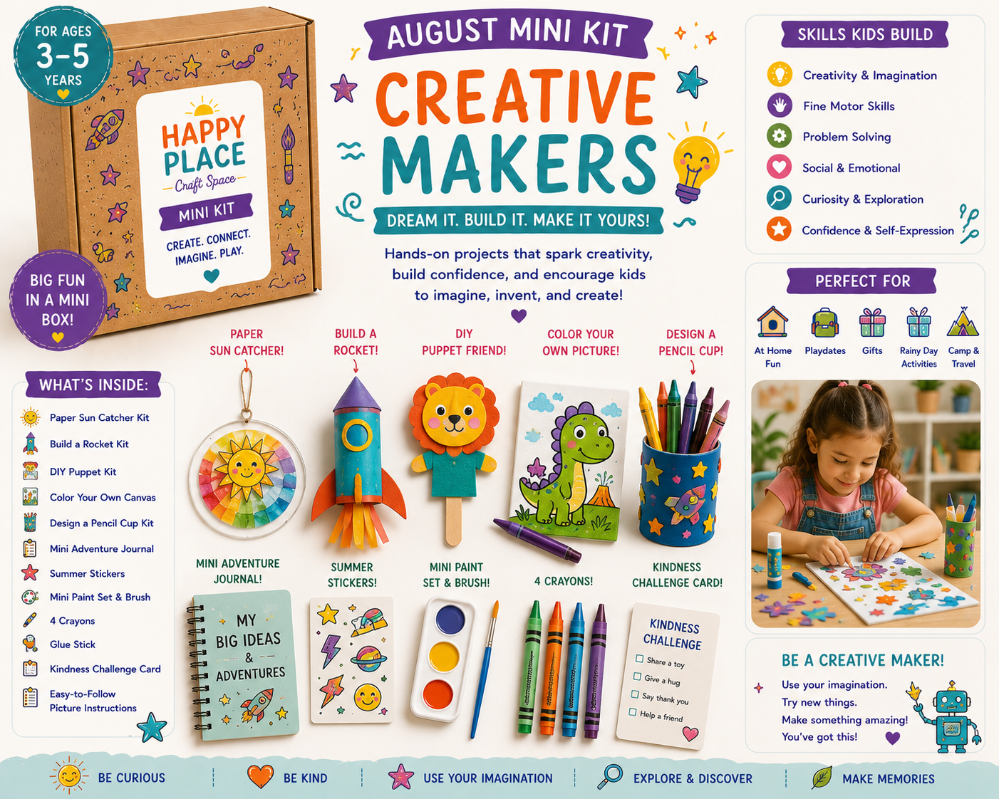 Creative Makers mini kit (ages 3β5)