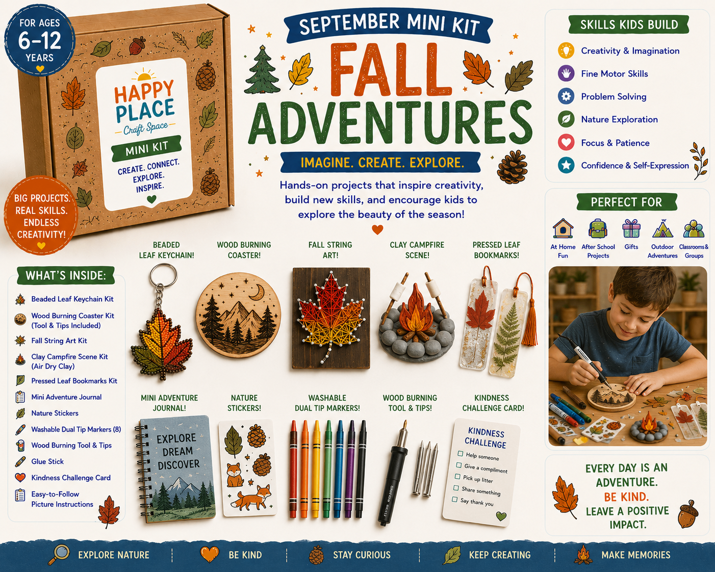 Fall Adventures mini kit (ages 6β12)