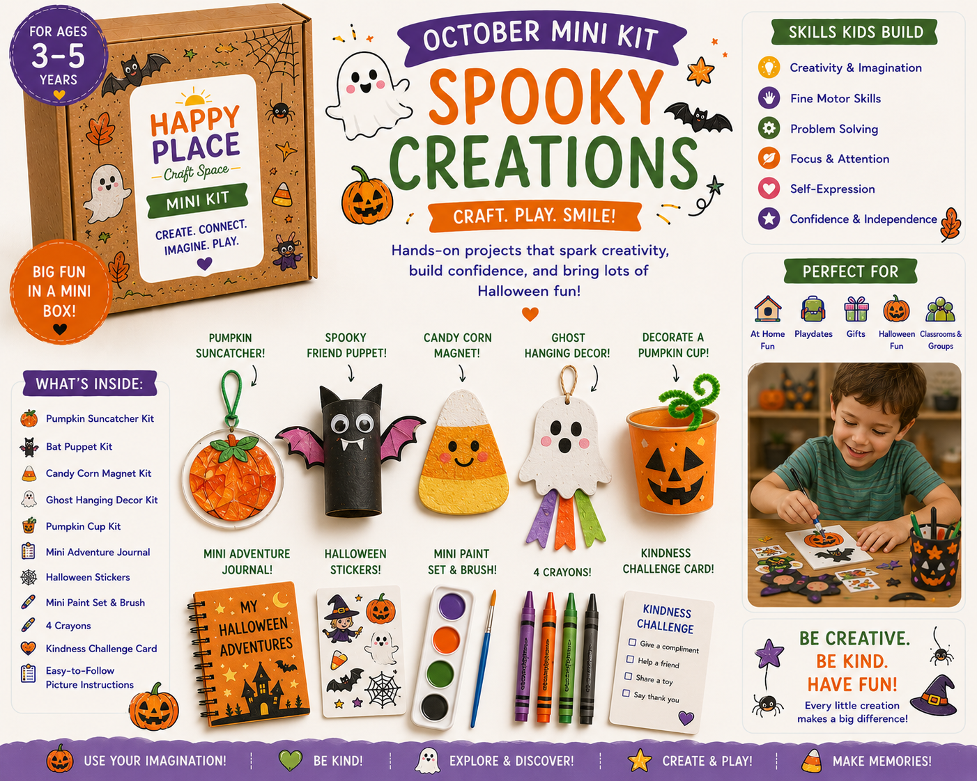 Spooky Creations mini kit (ages 3β5)