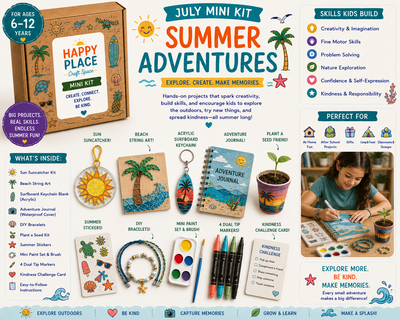 Summer Adventures mini kit (ages 6β12)