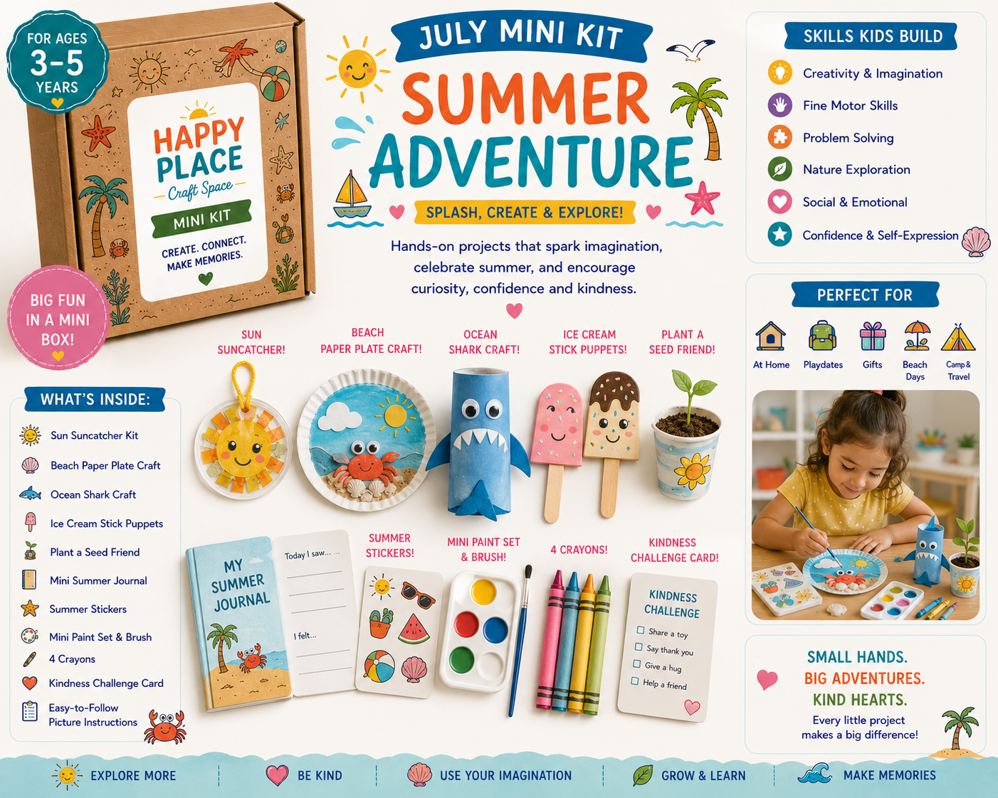Summer Adventure mini kit (ages 3β5)