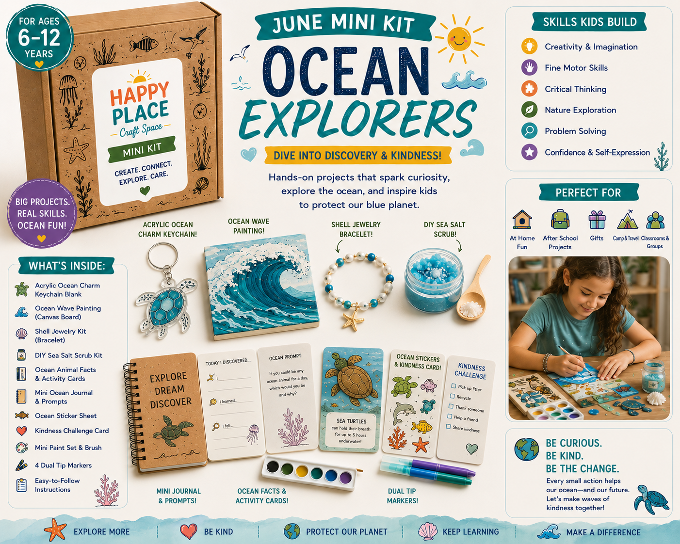 Ocean Explorers mini kit (ages 6β12)